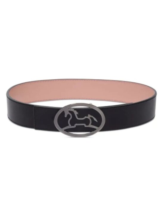 RJ Classics Lilo Bobbie Belt - Black/Blush/Gunmetal Buckle